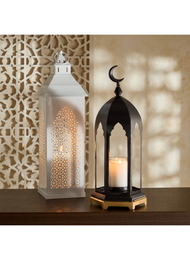 Home Box Celestial Noor Decorative Lantern - White - Image 5